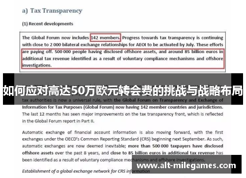 如何应对高达50万欧元转会费的挑战与战略布局