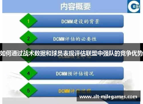 如何通过战术数据和球员表现评估联盟中强队的竞争优势